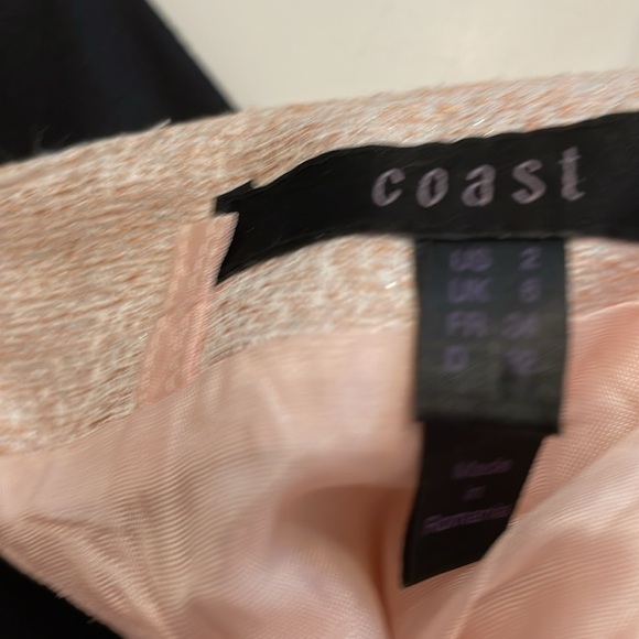 Sweet pale pink strapless dress with pockets size 2 - Picture 5 of 5